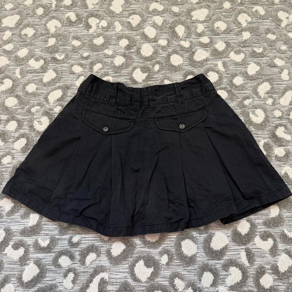 Free People Pleats To Meet You Mini Skirt – Washed Black - Picture 3 of 6